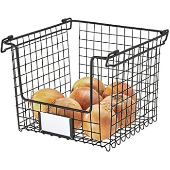 iDesign Aufbewahrungskorb, Korb groß für Bad, Küche und Büro