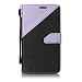 Produktbild Huawei Honor 6X / GR5 2017 / Mate 9 Lite Hülle, Chreey [Kontrast Farben] Premium Ledertasche im Bookstyle Wallet Flip Case [Licht lila] + Kartenslot Standfunktion