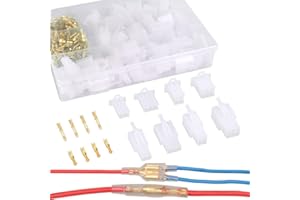 CAREDGO 380 PCS Connecteur Électrique Moto 2 3 4 6 Broches,Connecteurs de Fil Électrique Automobile Broche Electrique Voiture 2.8mm Broche Fil Électrique Broche Electrique Moto pour Automobile Bateaux