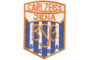 Patch Carl Zeiss Carlzeiss Jena BSG GERA Fussball Trikot Abzeichen Aufnäher