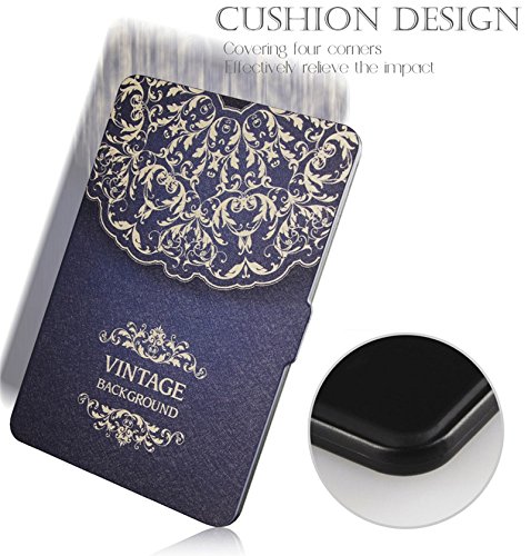 soundmae HZ1 Der neue Kindle eReader 8. Gen (NICHT FIT Kindle Oasis) (6 Zoll) Touchscreen hülle Kunstleder Buch Flip smart schlaf / wach tasche für Amazon Kindle Kein Licht 2016 Version – Lovers - 3