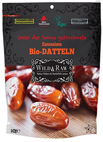 Preisvergleich Produktbild Sonnengetrocknete BIO-Datteln entsteint 142 g - ohne Zuckerzusatz