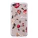 Produktbild iPhone 8 Plus 5,5" Hülle, iPhone 7 Plus 5,5" Hülle ,Edaroo Ultra Dünn Leicht Transparent Klar Silikon Handyhülle mit Süßes Bunt Motiv SchutzHülle TPU Gel Weiche Dünne Silikon Rückseiten Hülle Backcase Cover für Apple iPhone 8 Plus (5,5 zoll) - Rose Blumen