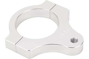 FABATER Forcella Ammortizzatore di Sterzo, Telaio Forcella Moto in Alluminio, Fissaggio Piede Staffa Morsetto di Montaggio Universale, Staffe Stabilizzatore Parti Hardware (50 MM)