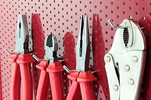 SOGII KIT SET 10 GANCI PER PANNELLO DA MURO PORTA UTENSILI ATTREZZI X2-13 SOGI X2-C-KIT