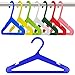 Produktbild 50 Kunststoff-Kleiderbügel 26 cm breit, Farben gemischt Hangerworld