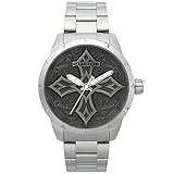 Police Herren Analog Quarz Uhr mit Edelstahl Armband PL15396JS.57M