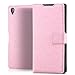 Produktbild Saxonia Tasche Sony Xperia Z3 Hülle Flip Case Schutzhülle Handytasche mit Kartenfach Rosa