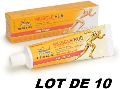 Real Tiger Balm Ointment Muscular Muscle Pain Sport Gel – Warming Pack x10 Cream Non-Oily