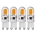 Produktbild Sunix 4stk 5W G9 COB LED Birne, 230-270LM, Dimmbar, Warmweiß, 3000K, 360 Grad Strahl Winkel, Kristall Scheinwerfer Birne LD884