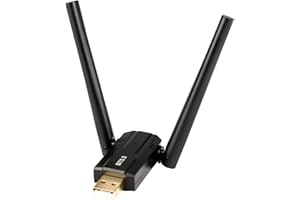 JOWRUN Dongle Bluetooth 5.3, Adaptador Bluetooth USB para PC Portátil Windows 11/10/8.1, Larga Distancia, USB Bluetooth Dongle para Mouse Teclado Auriculares Teléfono Controlador (Plug y Play)