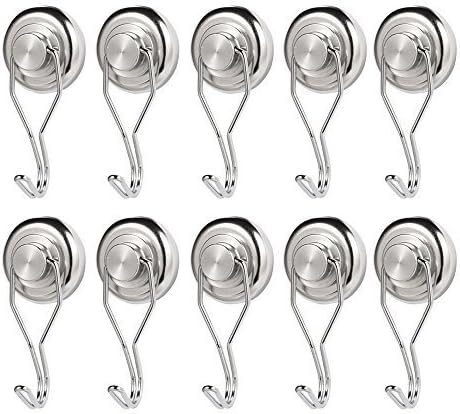 Magnetic Hooks Heavy Duty Rotating Swivel Swing Strong Neodymium Magnet Hooks