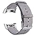 Produktbild TianranRT Gewebt Stoff Uhr Band für Samsung Gear S2 SM-R720/SM-R730 mit Adapter (Grau)