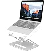 Basic 2 T&uuml;m Modellerle Uyumlu Metal Kolay Ayarlanır Katlanabilir Beyaz Laptop Standı Y&uuml;kseltici