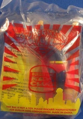 Preisvergleich Produktbild Superman with Cape Burger King Kids Club by Burger King