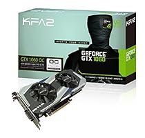 KFA2 GeForce GTX 1060 OC PCI-E Gaming-Grafikkarte, 6GB GDDR5, schwarz