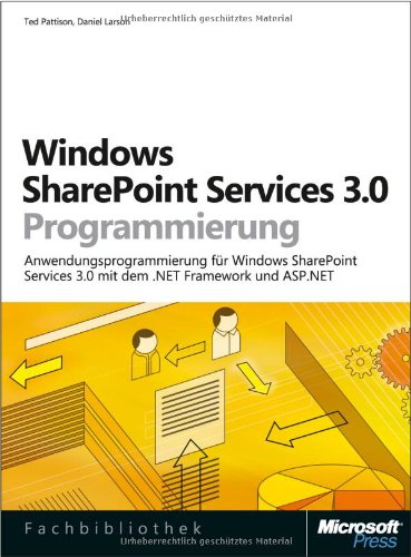 Windows SharePoint Services 3.0 Programmierung