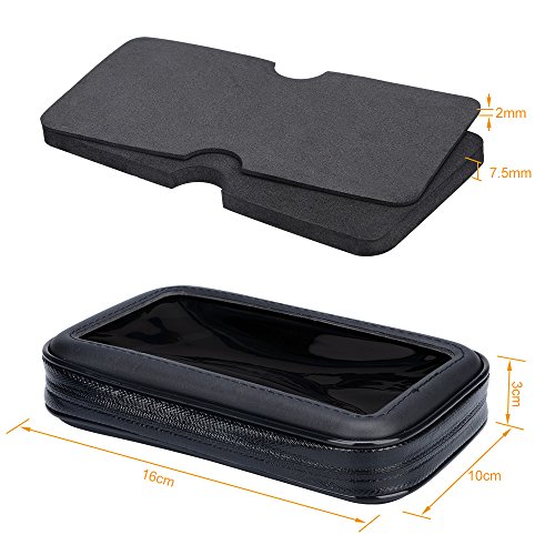 Supporto Bici Impermeabile Custodia Borsa 360 Rotazione per Smartphone GPS Lettore MP4 Fino a 5,5