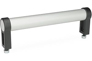 GANTER NORMELEMENTE ganter Norma Elementos GN 333.1 – 28 – 200 de asas para el – Tubo B, 1 pieza, anodizado natural colores