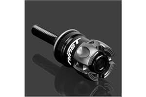 Velospeed Accessoires de rechange pour boulons de siège arrière de moto CNC - Sans outil - Pour R NINE T R NINE T Racer/Pure/Scrambler 2014-2022 (noir - 4)