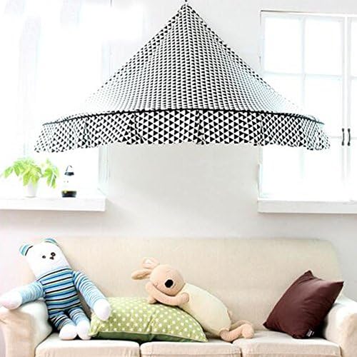 TING- Corner Tents For Kids Bed Tent Half Moon Corner Indoor Cotton Hanging Wall Nordic Style For Baby Kids Reading Play Game Tents (Only One Tent)
