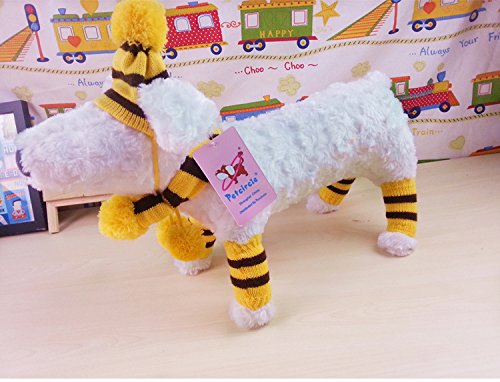 Fully-3pcsset-Pets-Winter-Warm-Stripes-Knitted-Scarf-Hat-Leg-Warmer-Shawl-Puppy-Cat-Dog-Costume