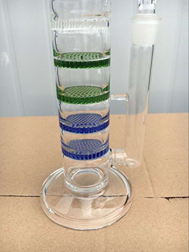 Neuer Stil Glas Bong Glas Wasserpfeife With 6 Honeycom and 1 Whirl Percolator Glas Wasser Rohre - 3