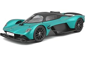 Maisto - 1/18 Aston Martin Valkyrie 2022 - Verte Voiture Maisto en métal à l’échelle 1/18ème avec Portes, Capot et Coffre ouvrants, Vert