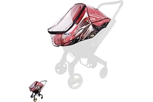 LEFSDVF Doona Rain Cover,Car Seat Stroller Rain Cover，Troller Travel Raincover Accessory Car Seat Rain Covers Universal for Protection Against Rain Snow DIY Tooth Gem Kit