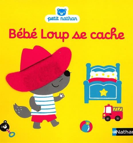 Bébé loup de cache