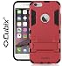 Cubix Robot Case For Iphone 6 Plus Case Back Cover Uv Coated Slim Hybrid Defender Bumper Shock Proof Case Armor Cover With Stand For Iphone 6 Plus Red RS.399.00