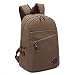 Produktbild Unisex Leinwand Schulter Rucksack für Outdoor Sport Reise Wandern Tragbare Leinwand Leder Kamera Laptop handgefertigt 2 Stück für Sony Canon Nikon Olympus DSLR ipad Google Nexus Samsung Galaxy Note Microsoft Surface mit gepolsterter Schultergurt