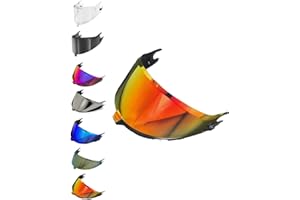 EvoParts Visière pour casque Shark SPARTAN RS SPARTAN GT SPARTAN GT PRO pinlock ready (rouge)