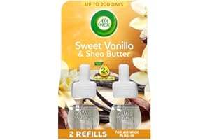 AIRWICK Air Wick Electric Refill - Sweet vanilla and shea butter,Pack 2 x 19 ml (Packing May Vary)