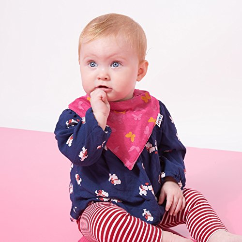 Packung mit 5 Lovjoy Mädchen Lätzchen (schön Baumblüte) - 3