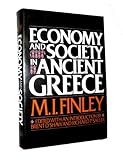 Front cover for the book Economy and Society in Ancient Greece by M. I. Finley