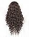 Imstyle® Extra Long Afro Kinky Curly Lace Wigs Natural Brown Synthetic Lace Front Wig Natural Looking Drag Queen Wigs