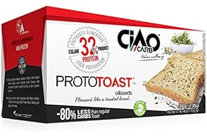 CIAO CARB Ciaocarb Prototoast Stage 1 (Con Semi Oleosi) - 200 G, 4 Confezioni Da 50 G