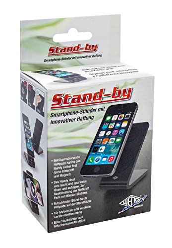Wedo 6000101 Universal Smartphone Ständer (mit innovativer Haftung) schwarz - 5