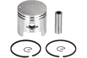 Luxuypon Kit pistone da 32 mm compatibile con motosega cinese 1E32F 32F 23cc 2 tempi pezzi di ricambio decespugliatore