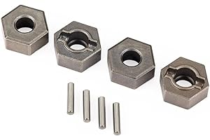 Traxxas 4 hexagones de Roue Acier 12mm Avant/arrière pour 9080 9069
