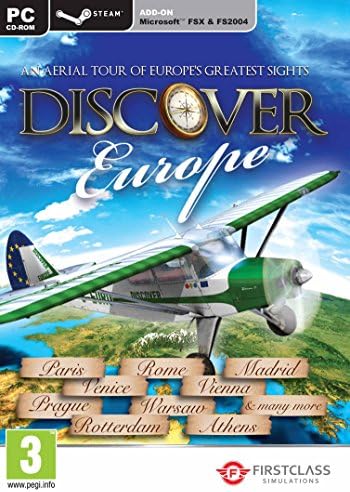 Discover Europe FSX and Steam (PC CD)