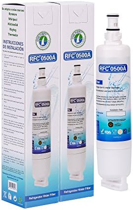 Onepurify RFC0500A Filter Replacement Cartridge for Kenmore, Kitchenaid, Swift Green, Water Sentinel, Aqua Fresh, Thermador, Pur and Brita, by OnePurify
