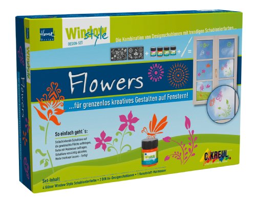 Home Design 74735 - Window Style Set Flowers
