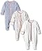 Mamas and Papas Baby-Girls 3 Pack Bodysuit, Pink, 0-3 Months