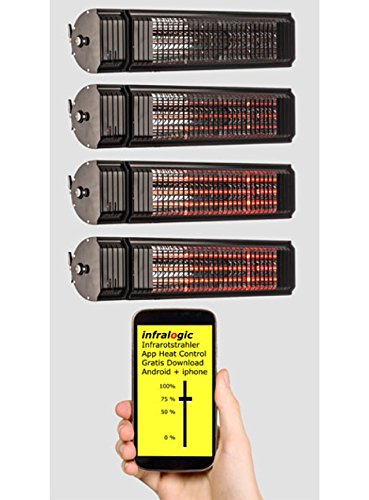 Infralogic HeizMeister LuXus All-in-One Infrarotheizung 2000 Watt in Schwarz - 2