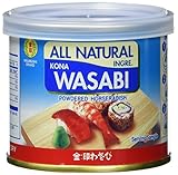 Kinjirushi Wasabipulver, Japan. Meerrettich, grün, 2er Pack...