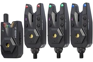 ‎HIRISI TACKLE Hirisi Tackle Funk Karpfenangeln Alarmset wasserdichte Bissanzeigeanzeige Karpfen Angelausrüstung Angelzubehör