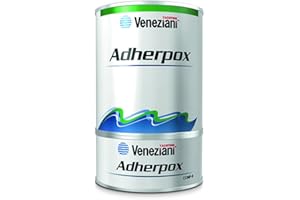 Veneziani Adherpox Primer epossidico bicomponente, colore: Bianco, size: 750 ml