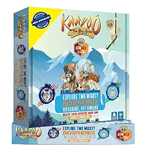 Kaadoo Mighty Himalayas & N.America-2 in 1 Adventure Safari Board Game Combo